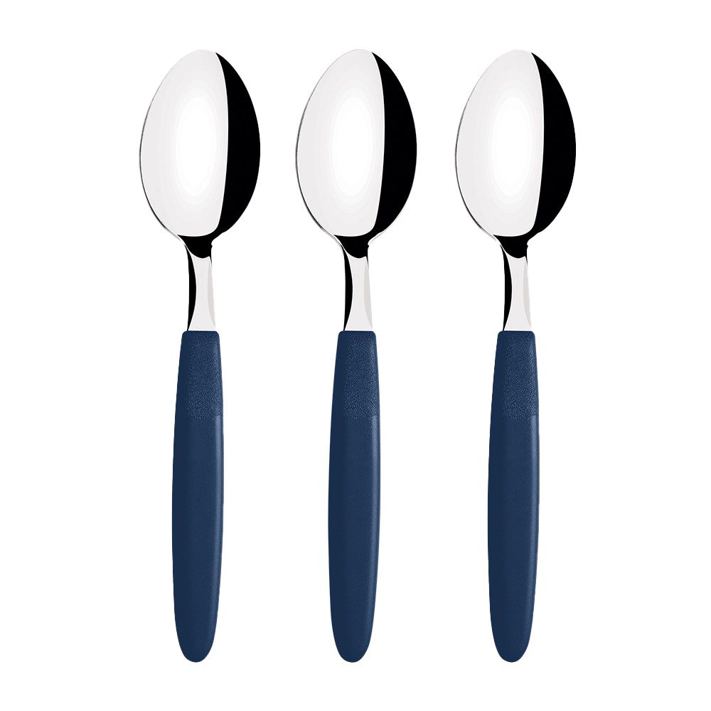 Colheres de chá ipanema azul 13,9 cm 3 UDS
