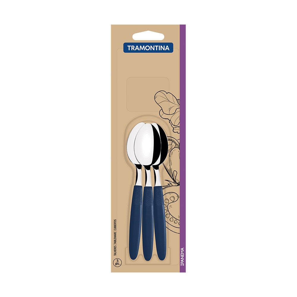 Colheres de chá ipanema azul 13,9 cm 3 UDS - Image 2