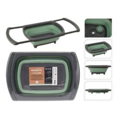 Lava-loiças dobrável especial campismo 290 x 260 x 55 mm