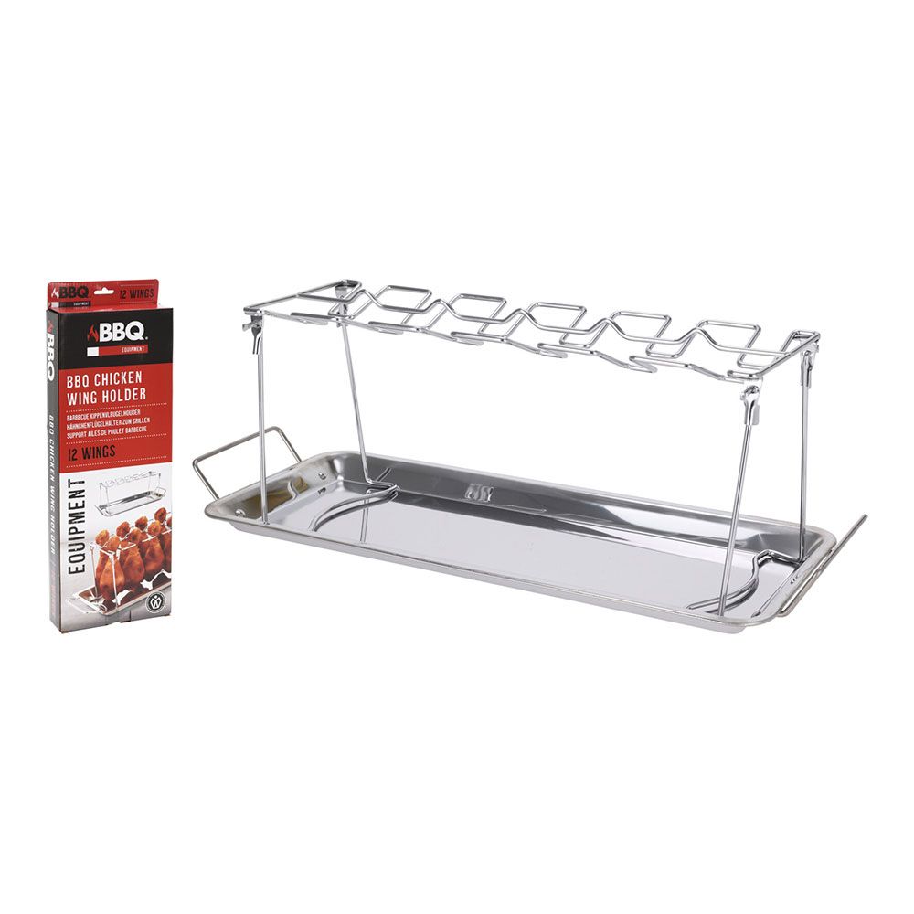 Suporte para asinhas de frango para forno ou BBQ