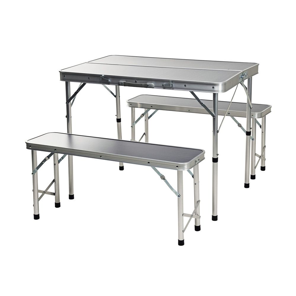 Conjunto de camping dobrável, 3 peças
