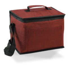 Bolsa térmica 10 l design texan garnet com alça, 28 x 16 x 22 cm