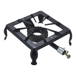 Fogareiro a gás em ferro fundido, 6,5 KW, classic, 40 x 40 x 16 cm