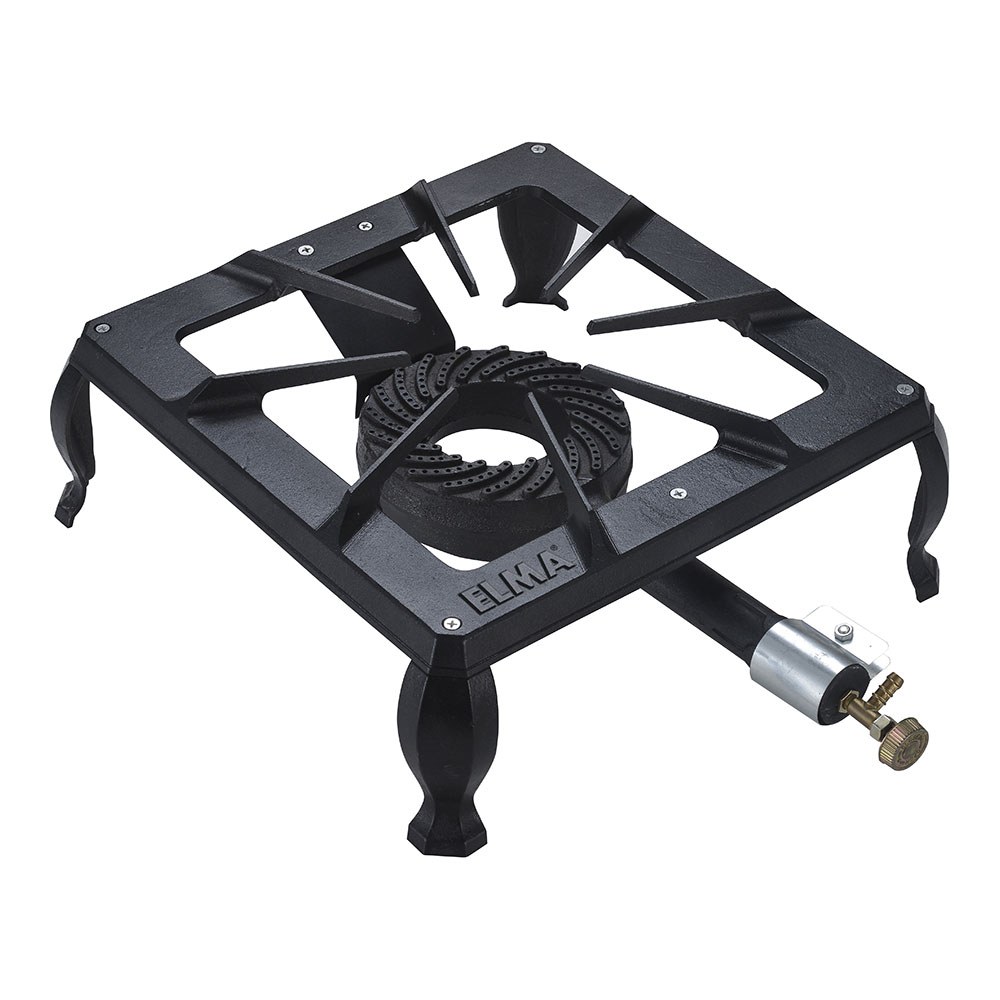Fogareiro a gás em ferro fundido, 6,5 KW, classic, 40 x 40 x 16 cm