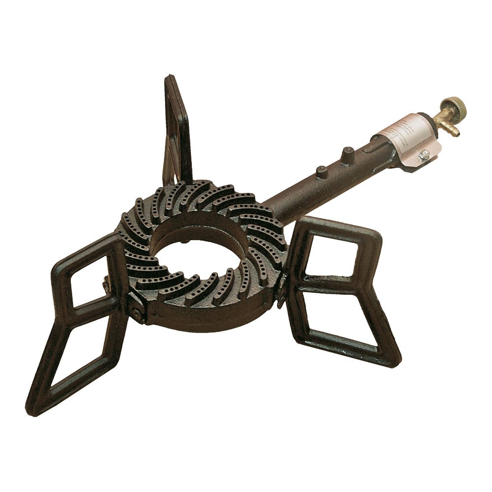 Fogareiro a gás de ferro fundido com tripé, 6,5 KW, classic, 52 x 35 x 17 cm