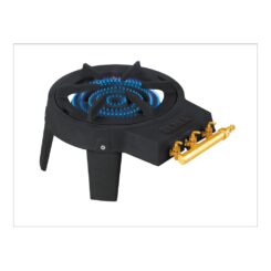 Fogareiro a gás de ferro fundido tripla válvula, 9 KW, classic, 40 x 30 x 19 cm