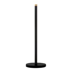 Suporte para papel higienico metal preto BA72125 andrea house