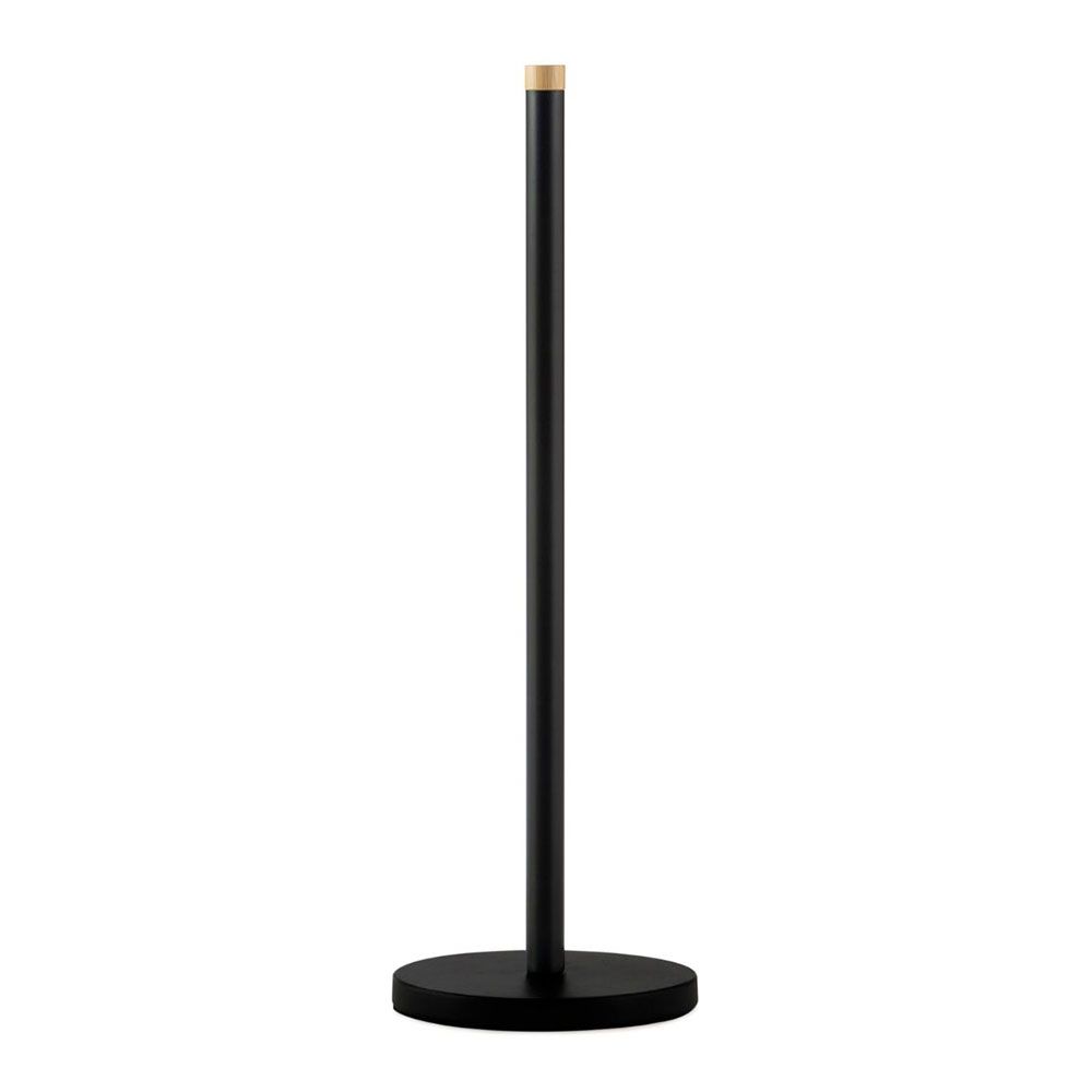 Suporte para papel higienico metal preto BA72125 andrea house