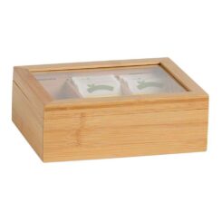 Caixa de infusão em bambu 21x16x7,5cm CC73015 andrea house