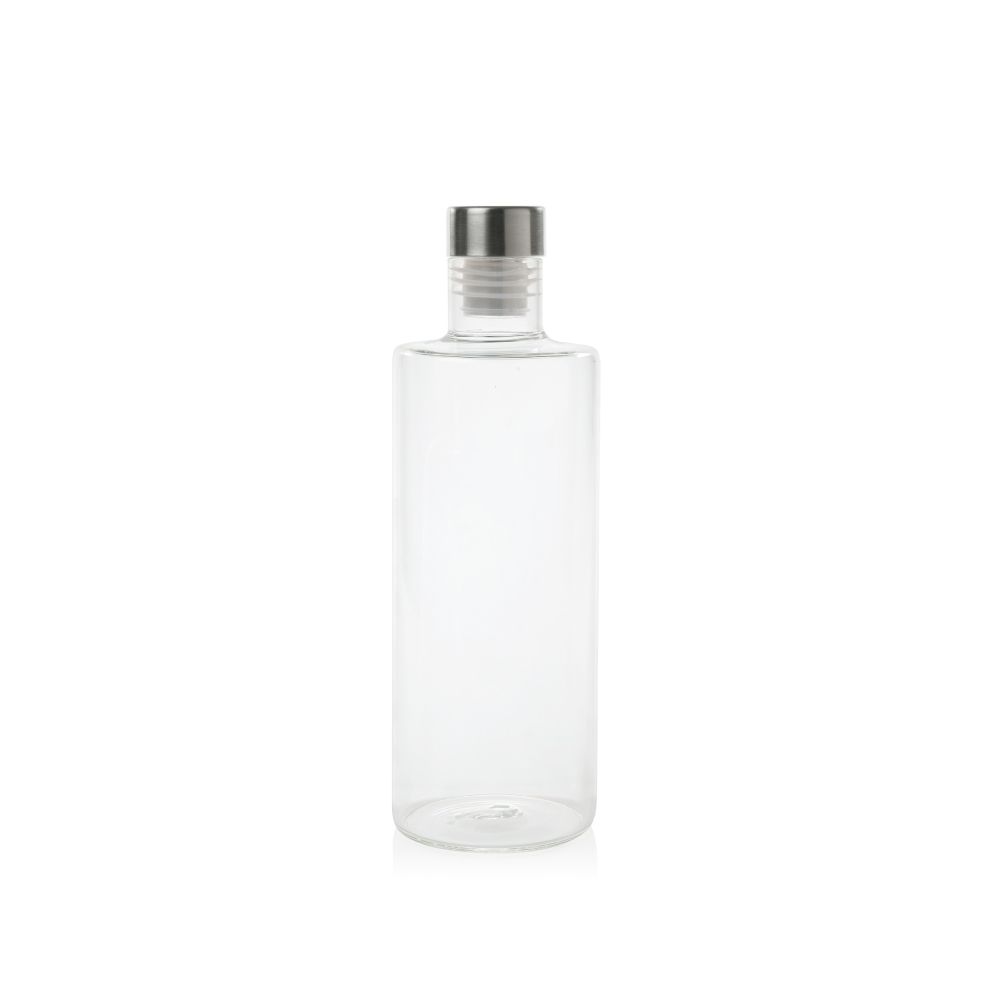 Garrafa de vidro redonda ø 8 x 29 cm 1L