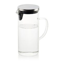 Jarro de vidro 1,5 l t/metálico 17 x 9,5 x 22,5 cm