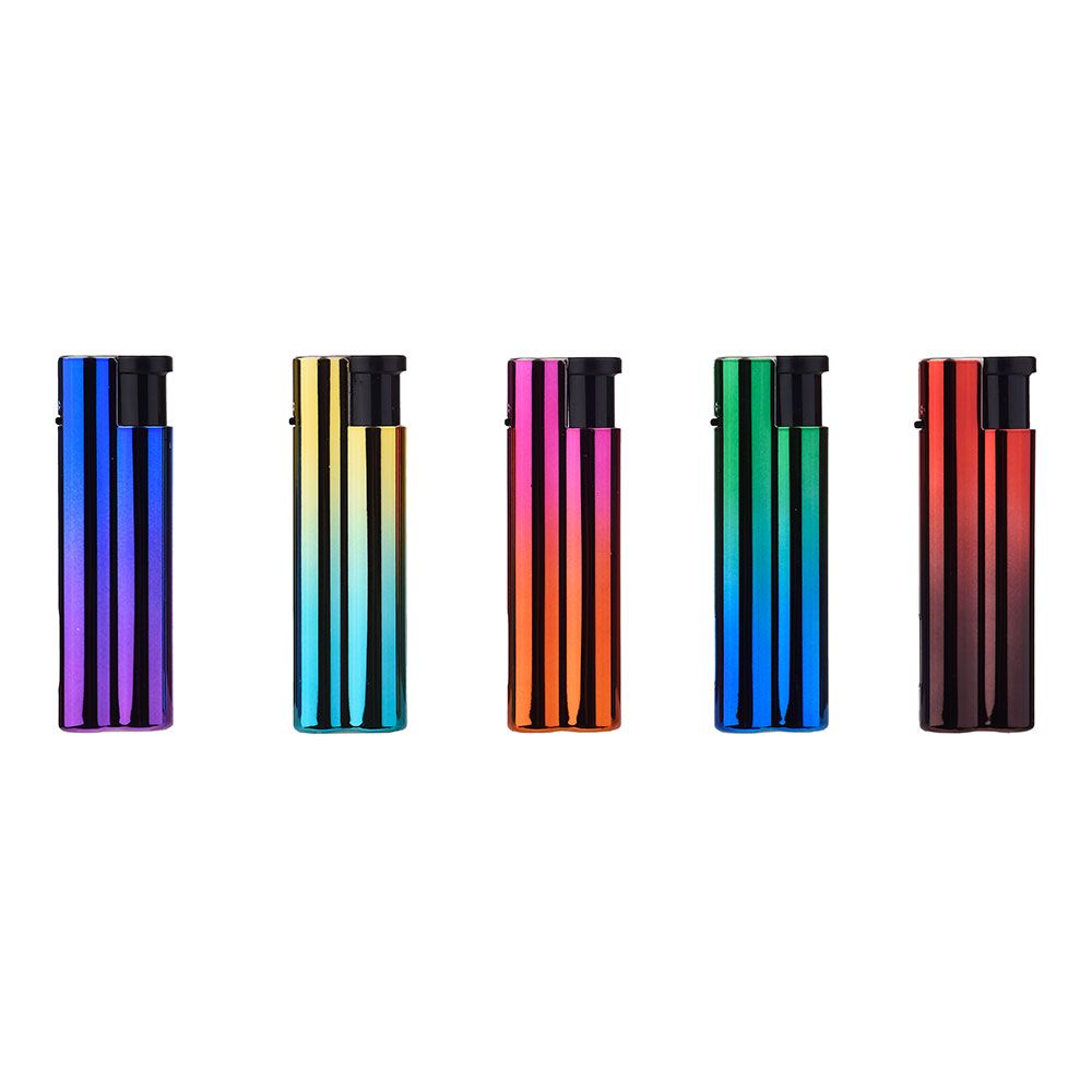 Isqueiro eletrónico anodizado, cores sortidas