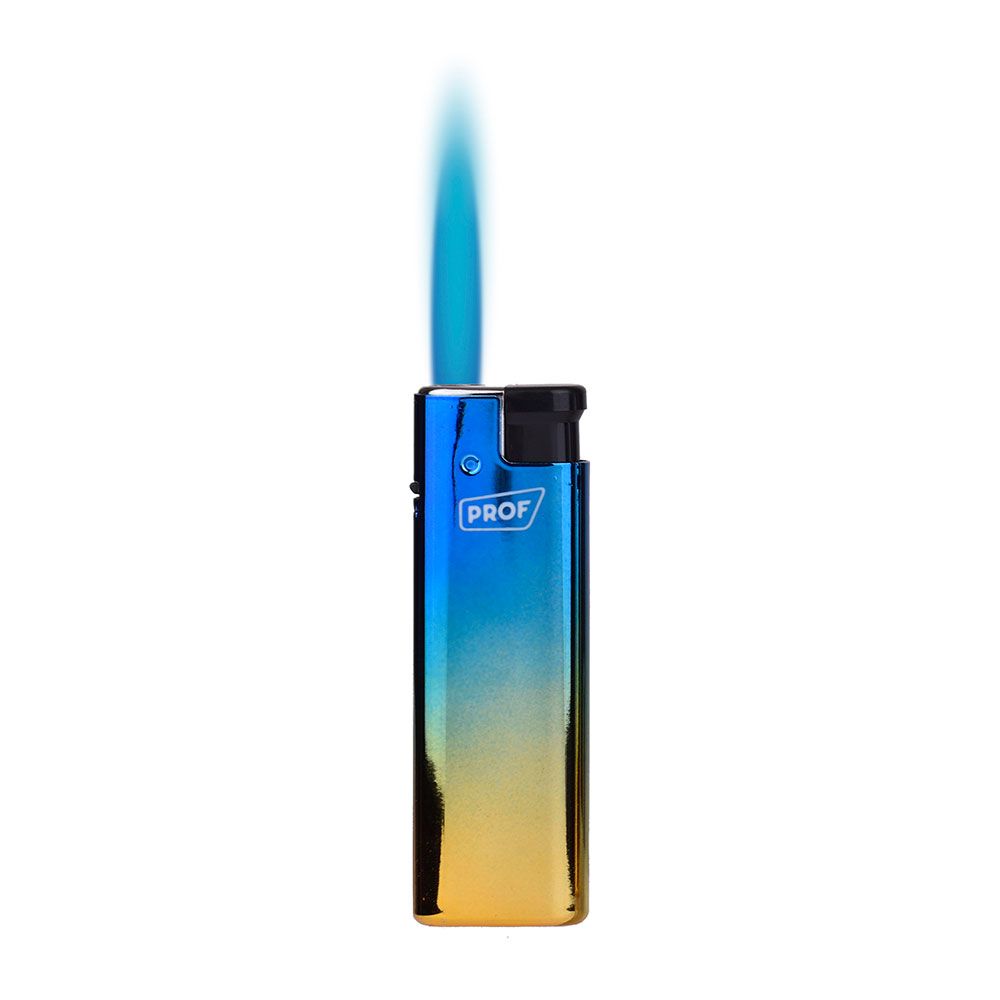 Isqueiro eletrónico com corpo de metal anodizado, cores sortidas euro/u - Image 2