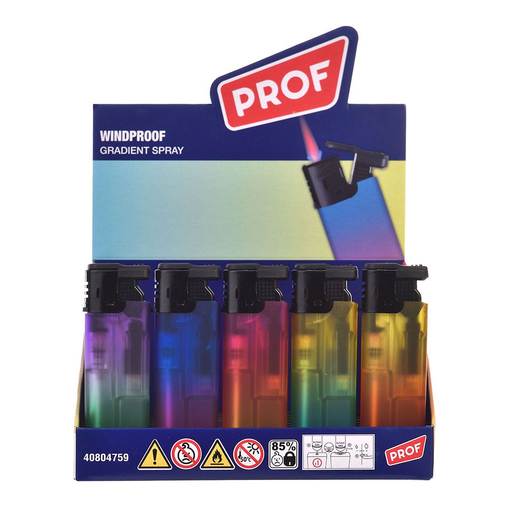 Isqueiro eletrónico spray à prova de vento gradiente, cores sortidas euro/u - Image 3