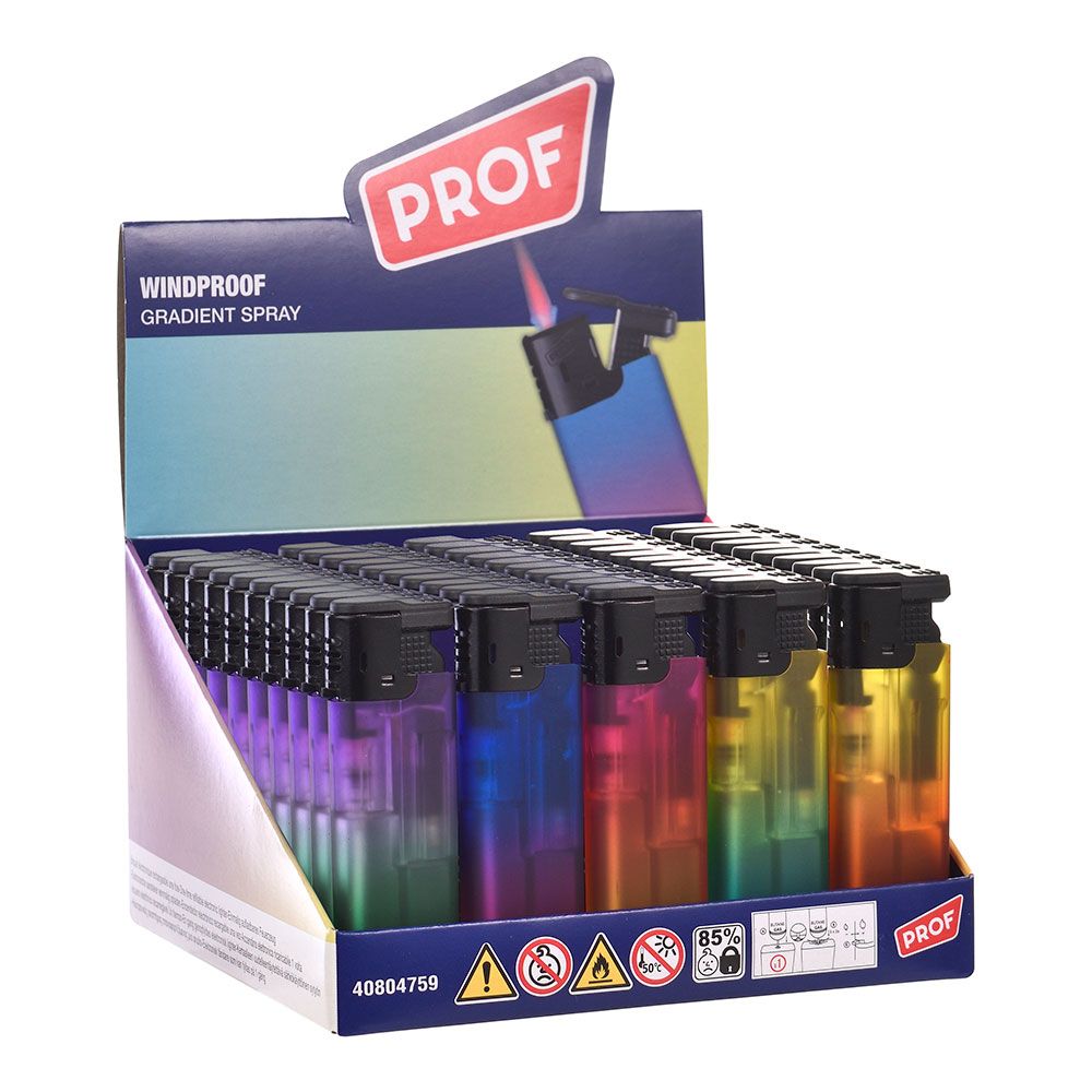 Isqueiro eletrónico spray à prova de vento gradiente, cores sortidas euro/u - Image 4