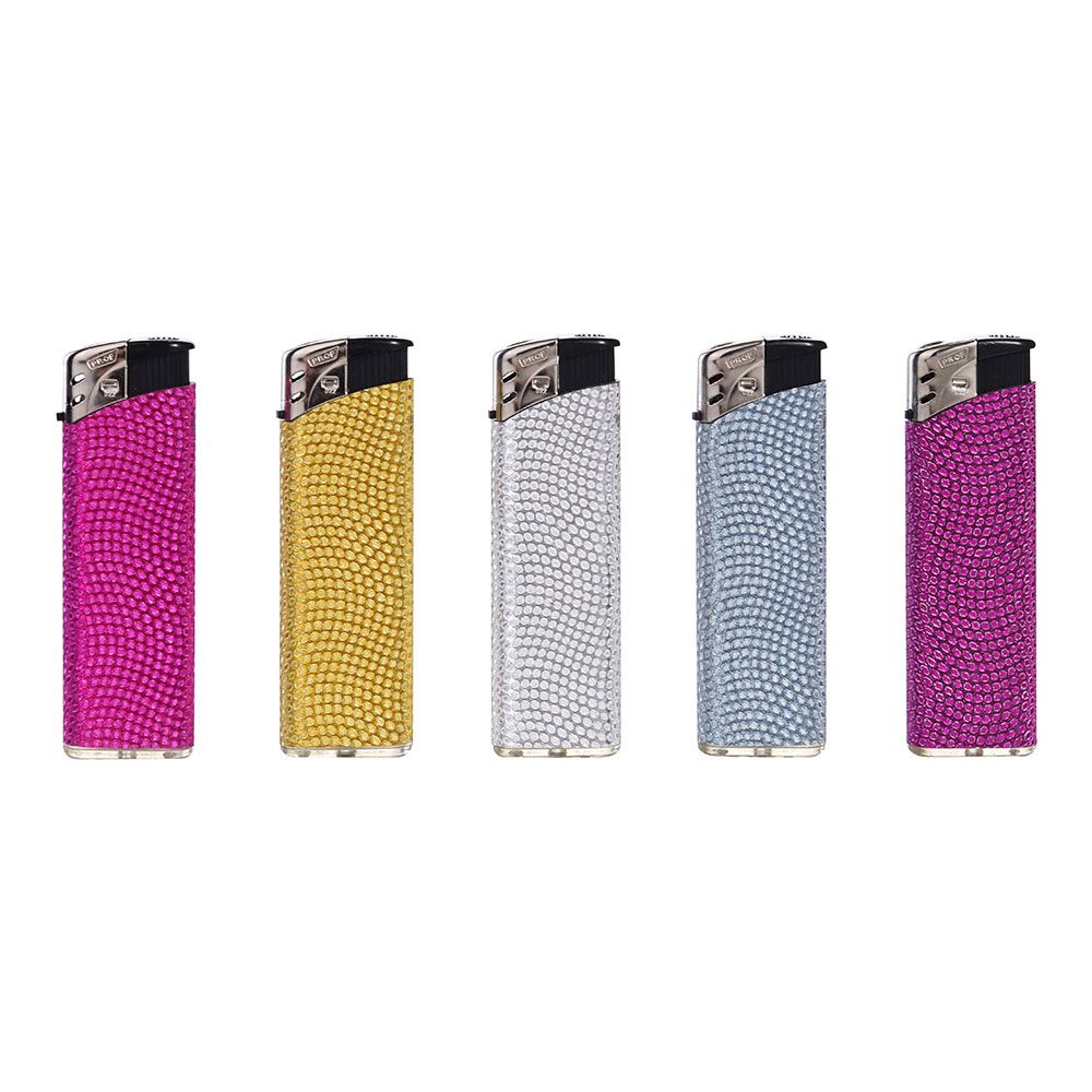 Isqueiro eletrónico shiny, cores sortidas euro/u
