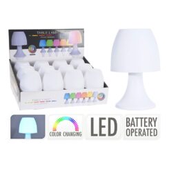 Candeeiro LED de mesa, multicor, a pilhas, CY5910400, basics