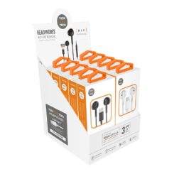 Expositor auriculares eartech 10UN HIP, com usb-c. tech ONE tech