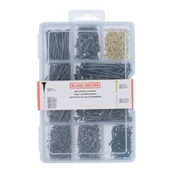 Variedade de unhas, 975 peças st black+decker