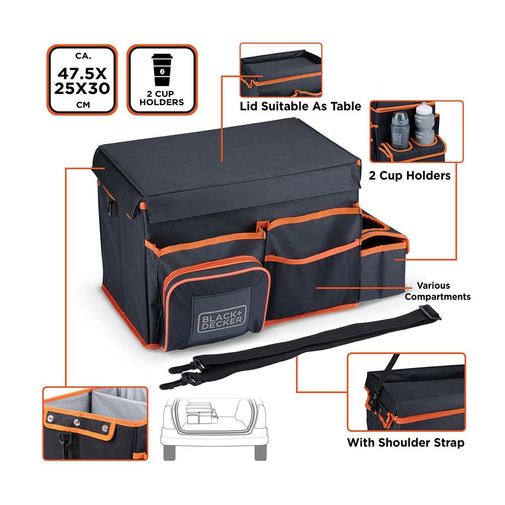 Organizador para carro com refrigerador 47,5 x 25 x 30 cm - Image 4