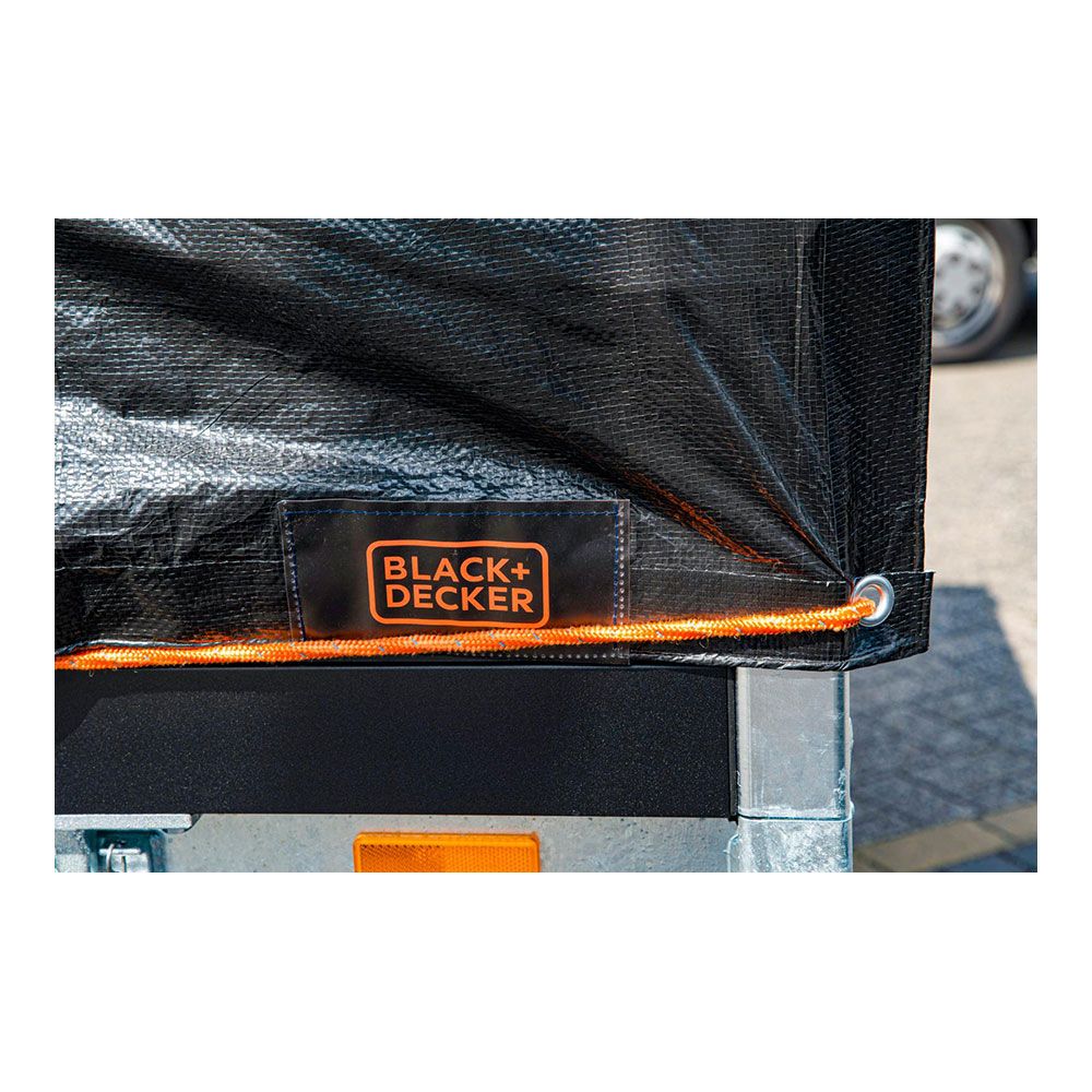 Lona preta para reboque, medidas: 2X3m. black & decker - Image 2