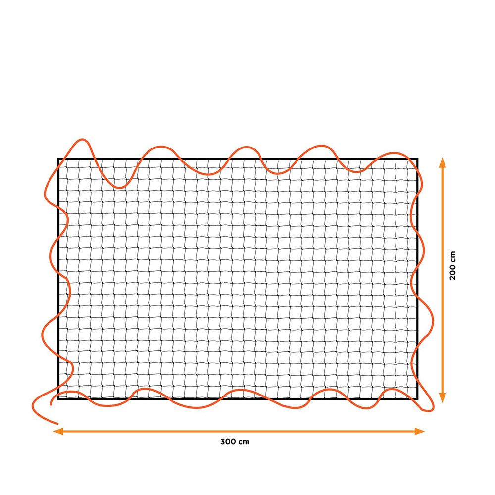 Rede elástica de carga, medidas: 2X3m, malha: 10X10cm. black & decker