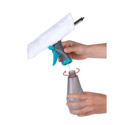 Limpa vidros, mopa e spray. tudo em um, com depósito