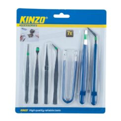 Grampo de precisão de aço para ferramentas, pack de 7 unidades