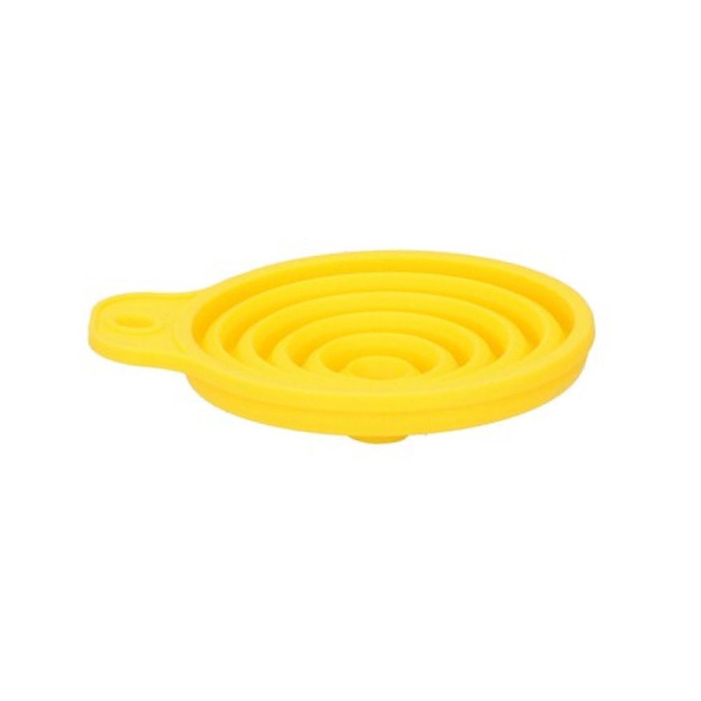 Funil dobrável amarelo para automóveis, Ø9 x 10 cm - Image 2