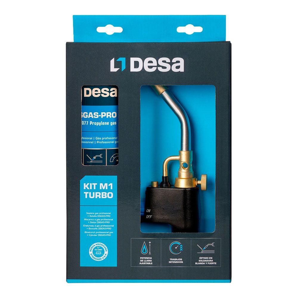 Maçarico gás M1 turbo - USA 1 PLG + garrafa de conexão dsgas-pro - Image 3