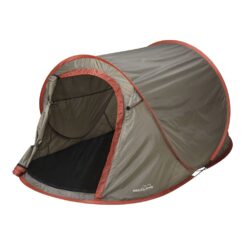 Tenda de montagem instantânea, marrom, 120 x 200 x 95 cm