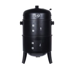 BBQ COLLECTION Churrasqueira fumegante preta ø47 x 78 cm