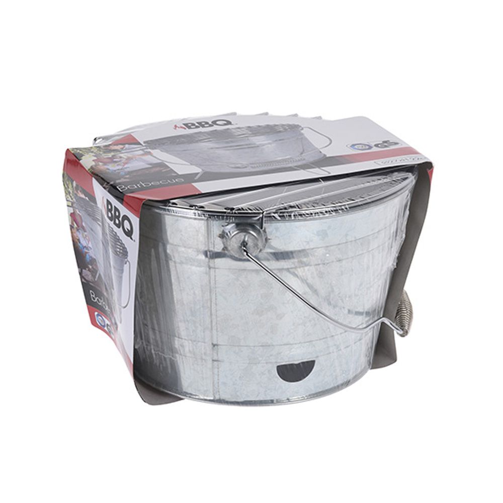 BBQ COLLECTION Churrasqueira portátil de zinco modelo barril ø27 cm - Image 2