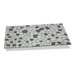 Tapete efeito pedras COR cinzentas pérola 75 x 45 x 0,5 cm