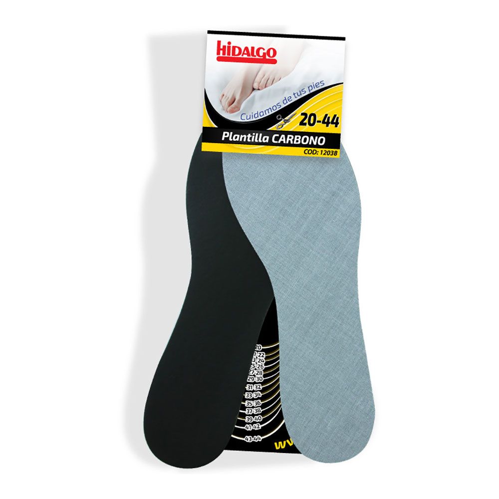 Palmilha para calçado carbono