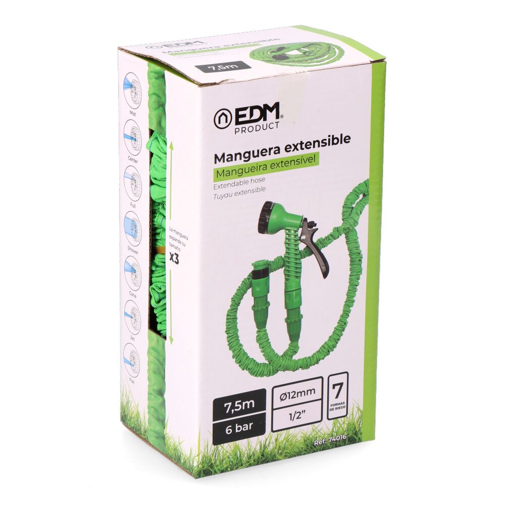 MANGUEIRA EXTENSÍVEL Ø12 mm, ½ pol, 7,5 m - Image 8