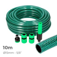 EDM Kit básico de mangueira de jardim ø15 mm, 5/8 pol., 10 m