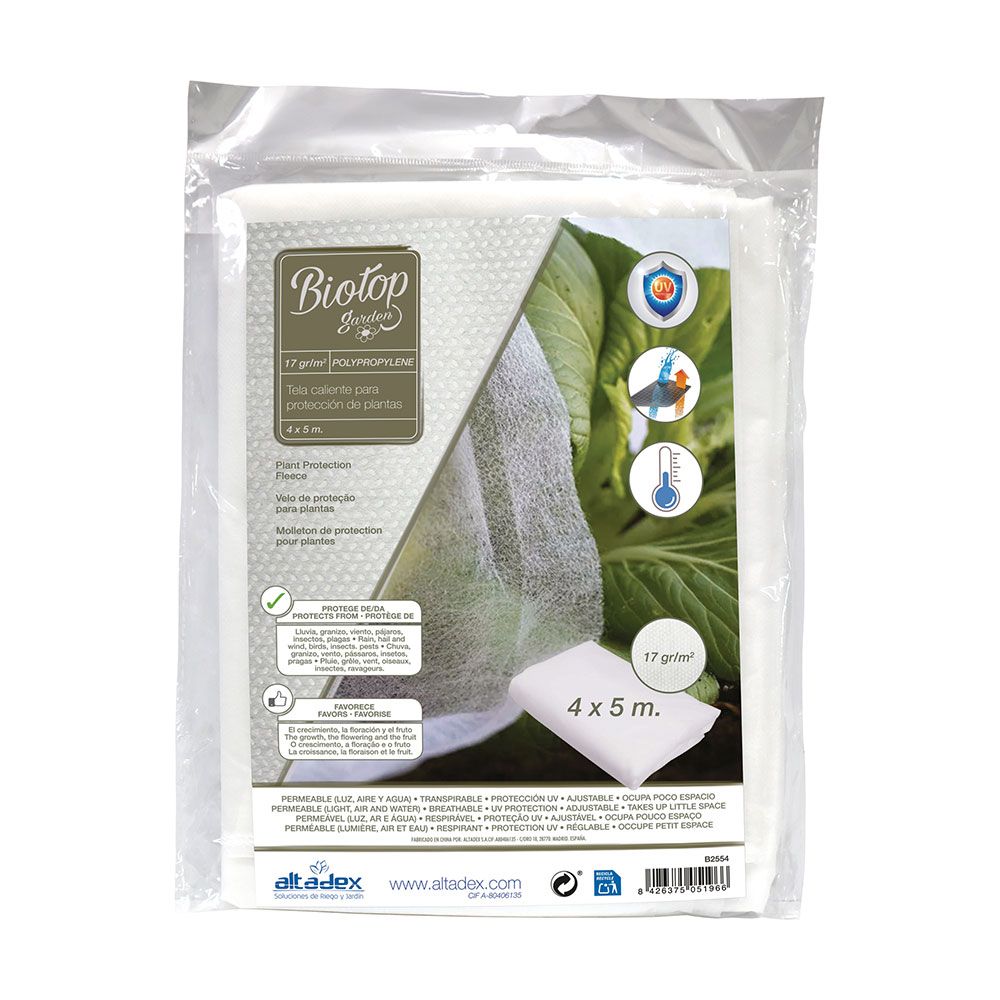 Tecido Artic para proteção de cultivos 4 x 5 m 17g/m² - Image 2