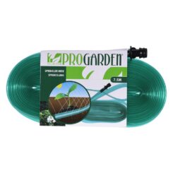 Mangueira de irrigação microperfurada com conector, verde, Ø25 mm x 7,5 m