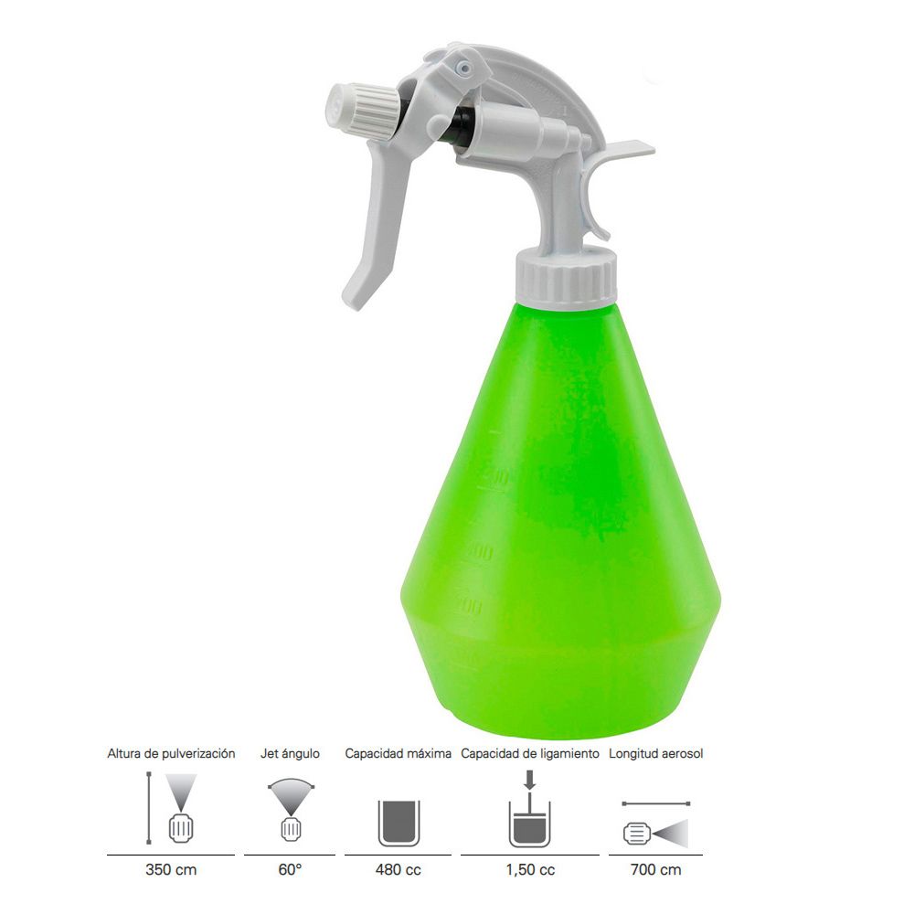 Pulverizador de polietileno, Ø40 x 26,5 cm, 500 ml - Image 2