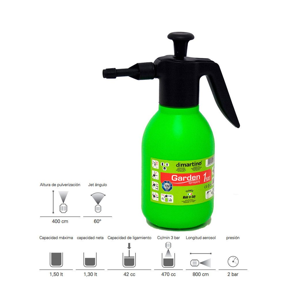 Pulverizador de pressão de polipropileno de 1,5 L - Image 2