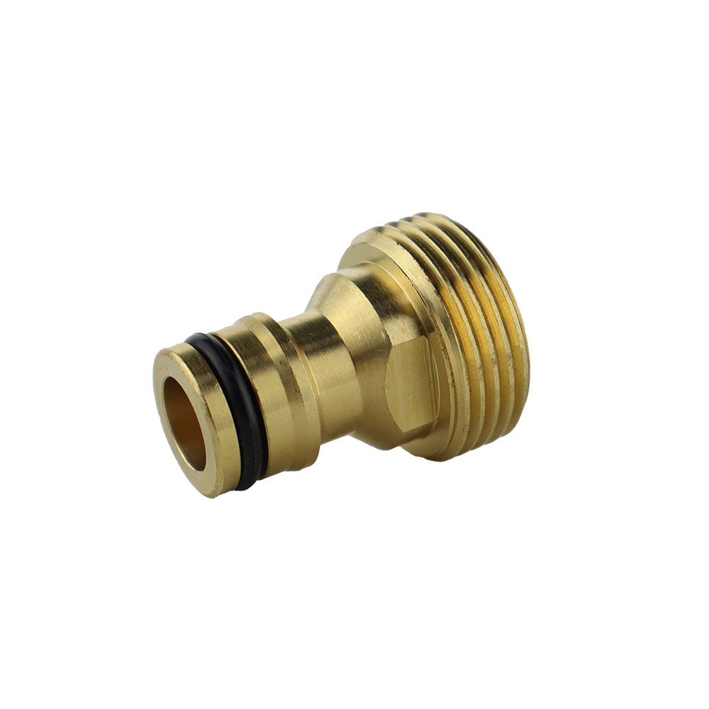 Conector macho de latão com rosca de ¾ POL, blister