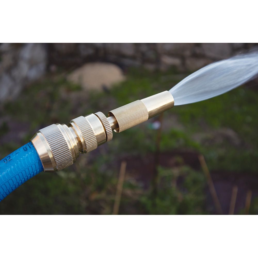 Lança de irrigação ajustável em latão com conexão rápida, blister - Image 2
