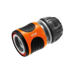 Conector rápido para mangueira stop água, ½ POL - 5/8 POL, blister