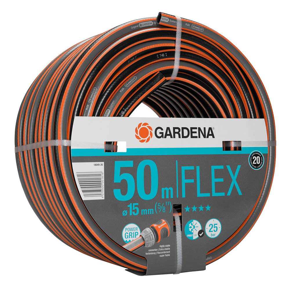 Mangueira de rega flexível ø15 mm, 5/8 pol., 50 m