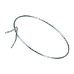 Suporte de parede para vaso de plantas com acabamento em zinco, Ø22 cm