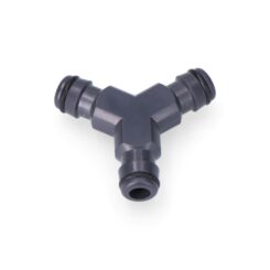Conector de derivação de 3 vias com encaixe rápido
