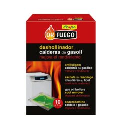 Okfuego limpa fuligem líquido para lareiras a gasóleo 10 unidades x 5 ml