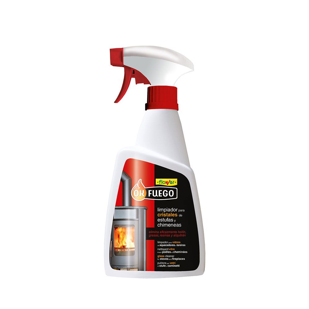 Okfuego limpa-vidros para salamandras e lareiras, 500 ml