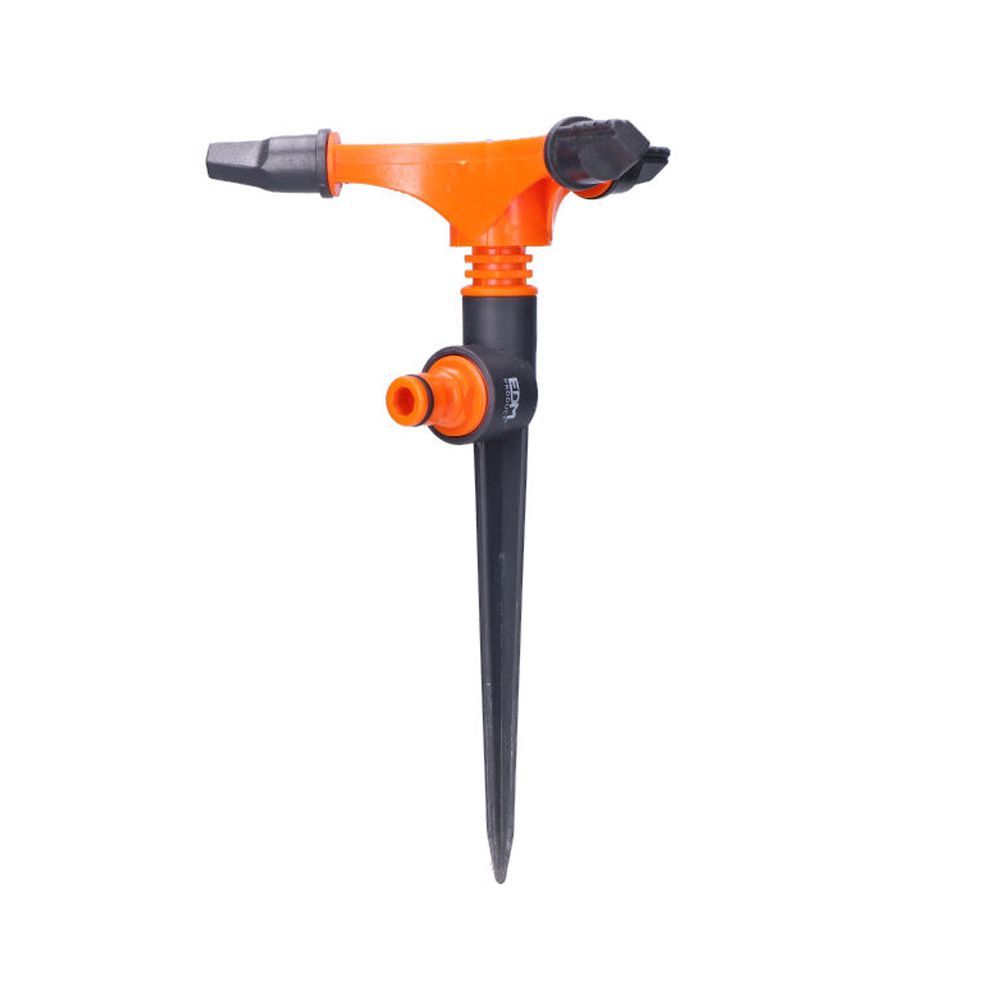 Aspersor rotativo de três braços com estaca